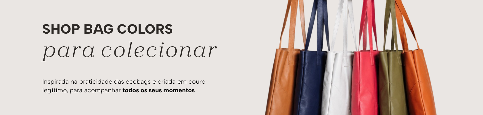 SHOP BAG COLORS COLECIONÁVEIS