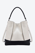 Bolsa Couro Hobo Bicolor Grande