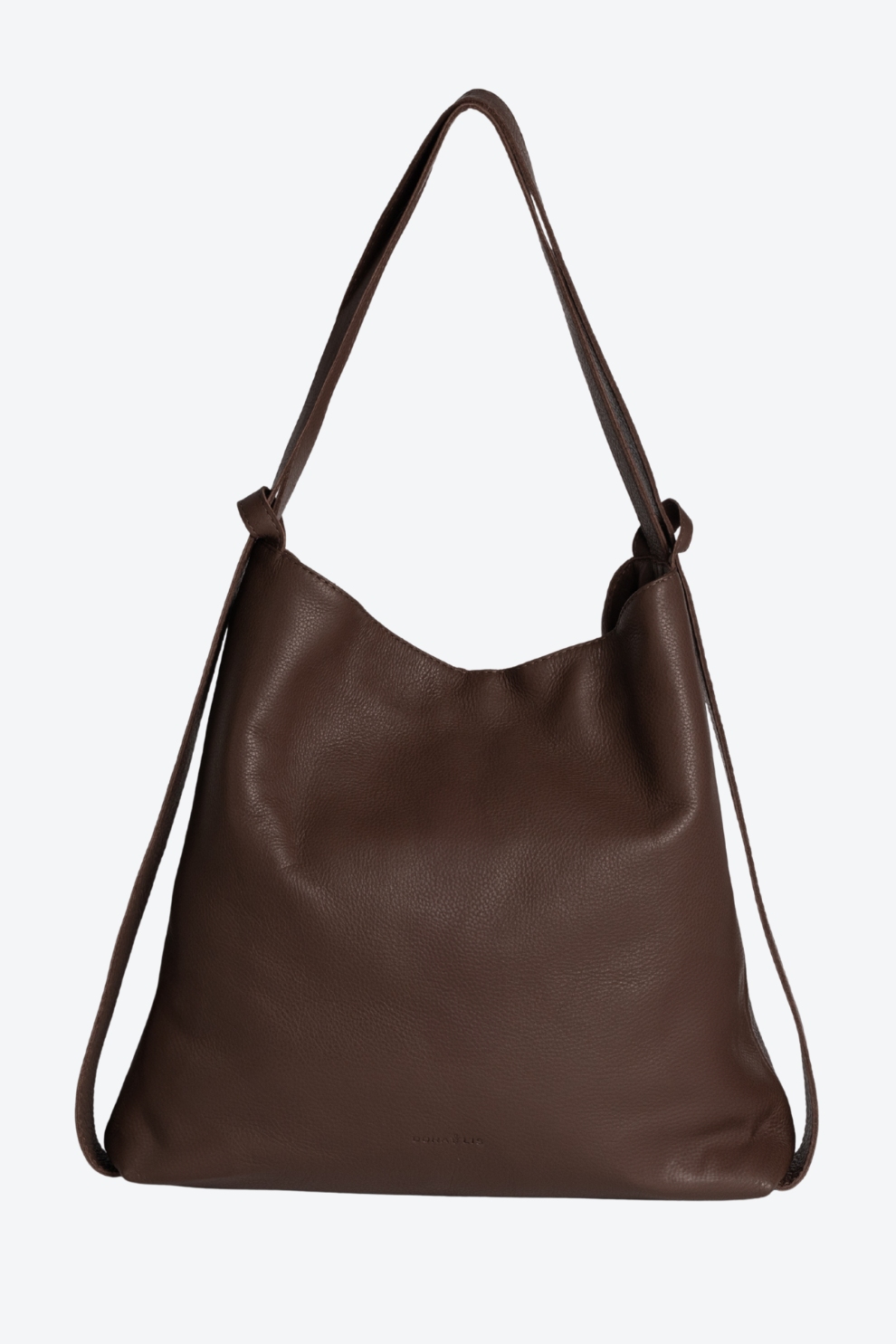 Bolsa Couro Saco Vira Mochila Grande
