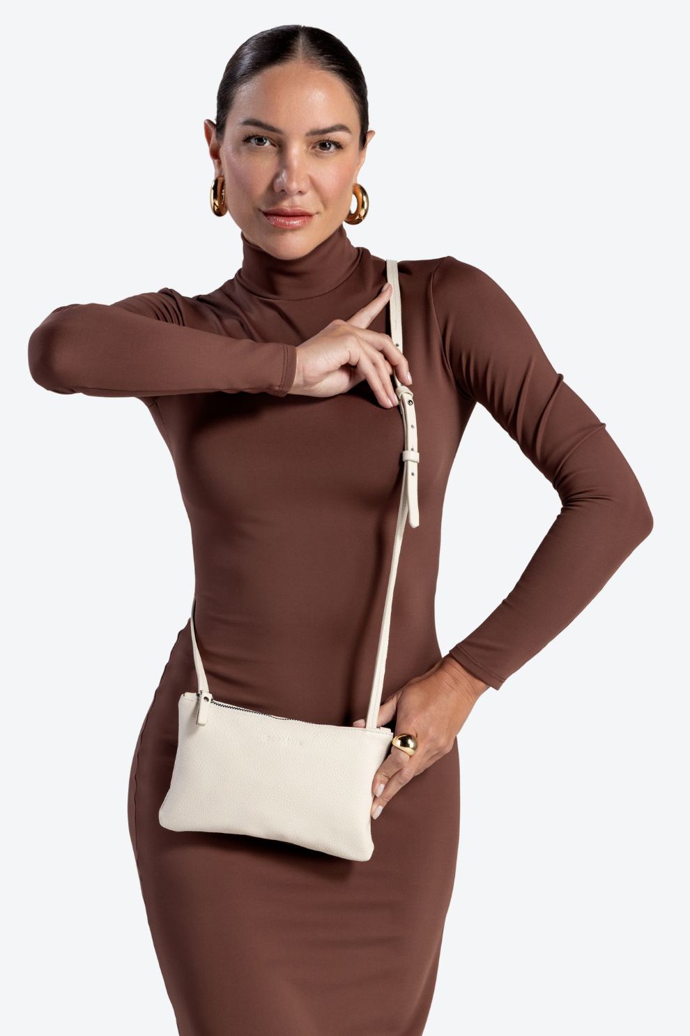 Bolsa Couro Transversal Pequena