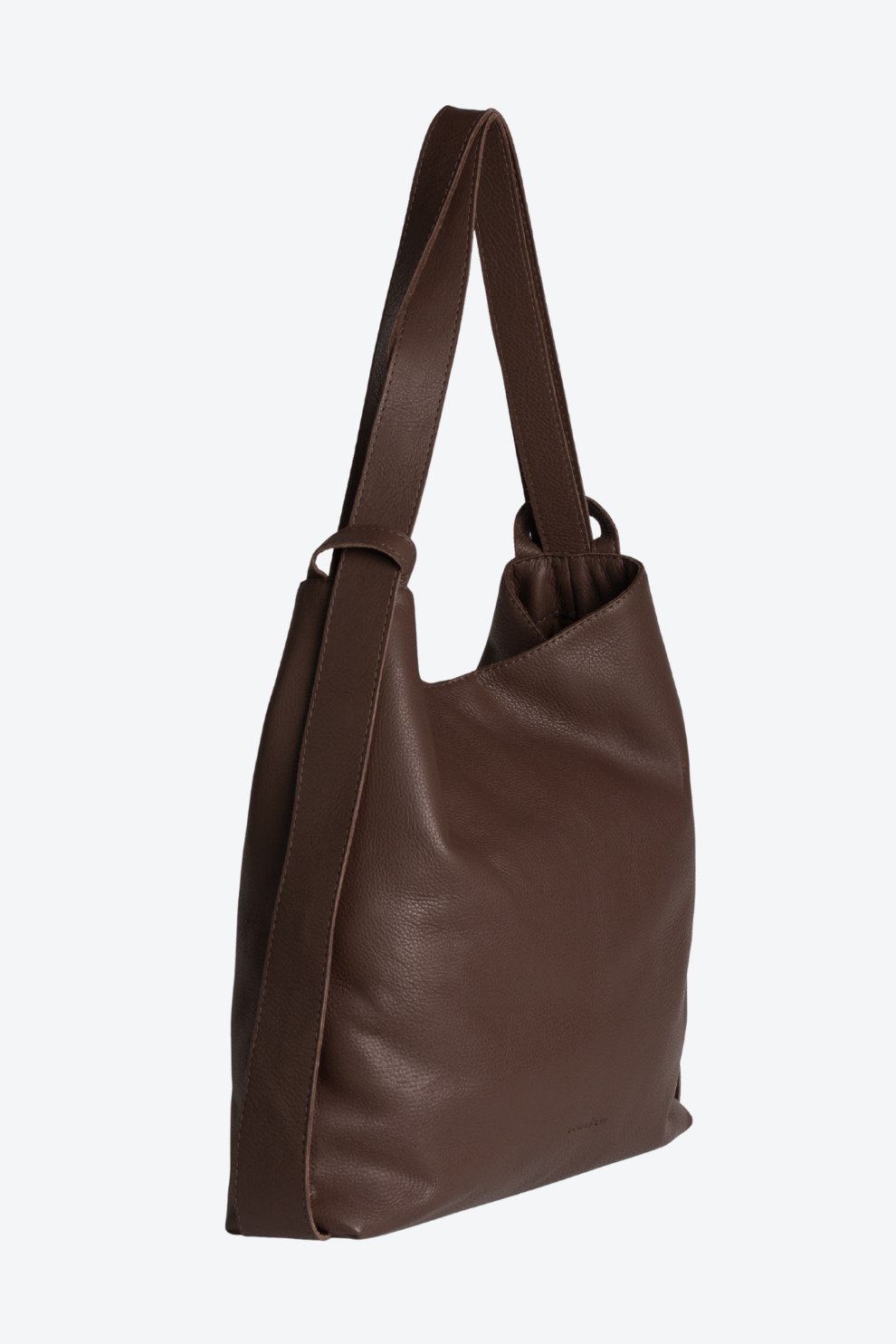 Bolsa Couro Saco Vira Mochila Grande