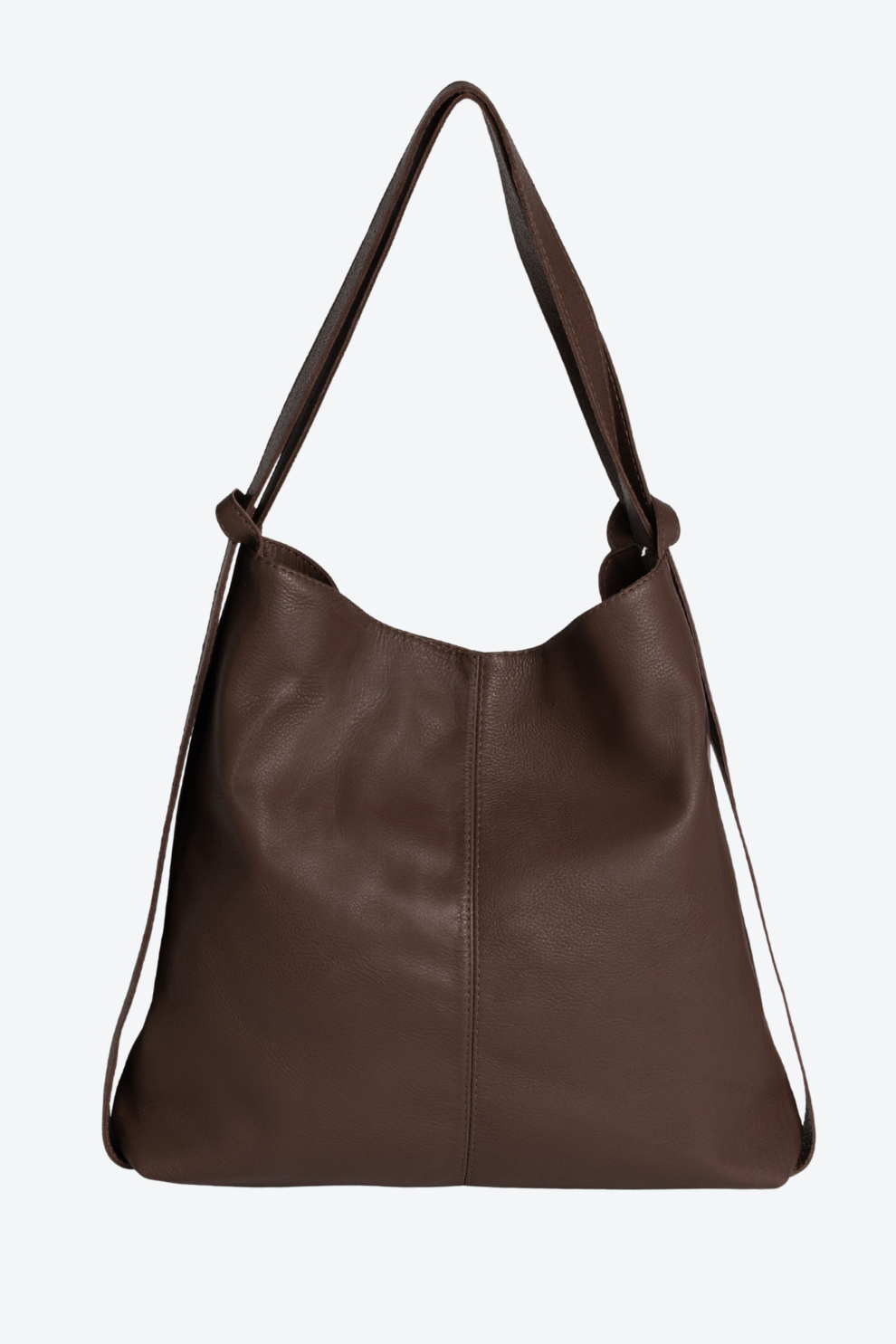 Bolsa Couro Saco Vira Mochila Grande