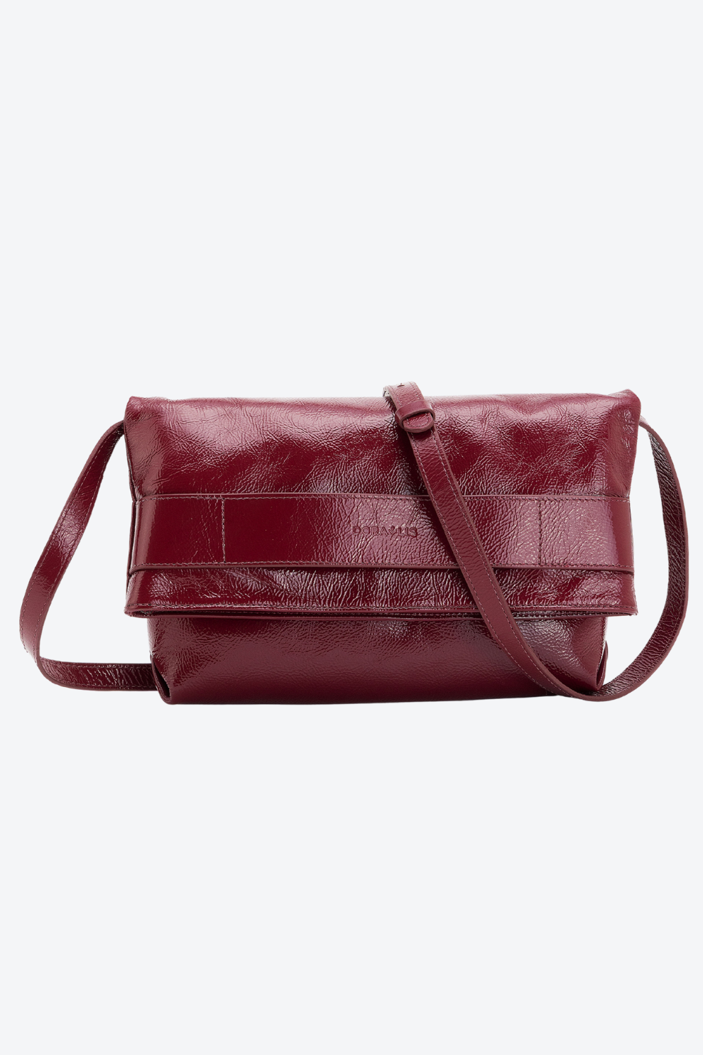 Bolsa Clutch Couro Faixa Média