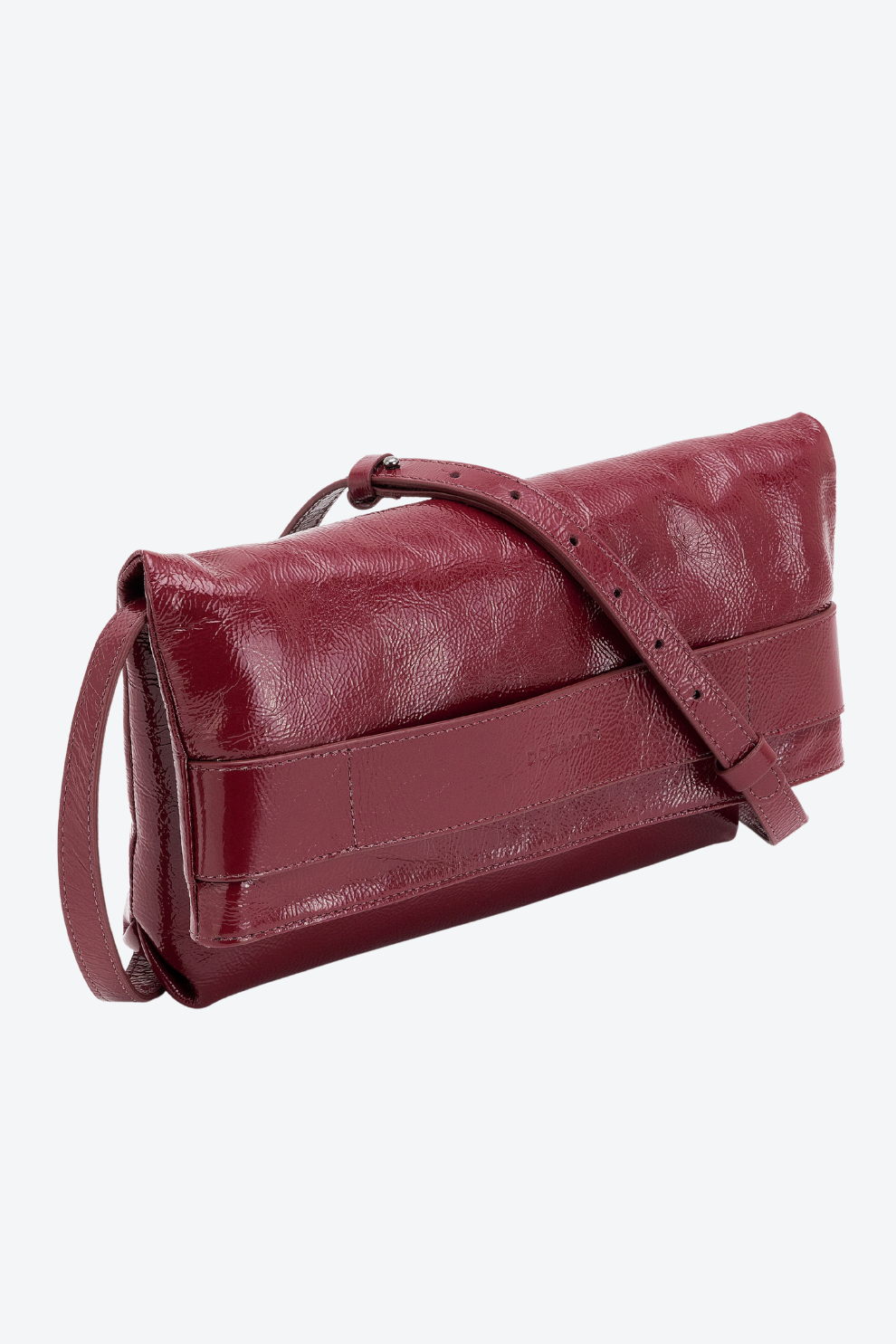 Bolsa Clutch Couro Faixa Média