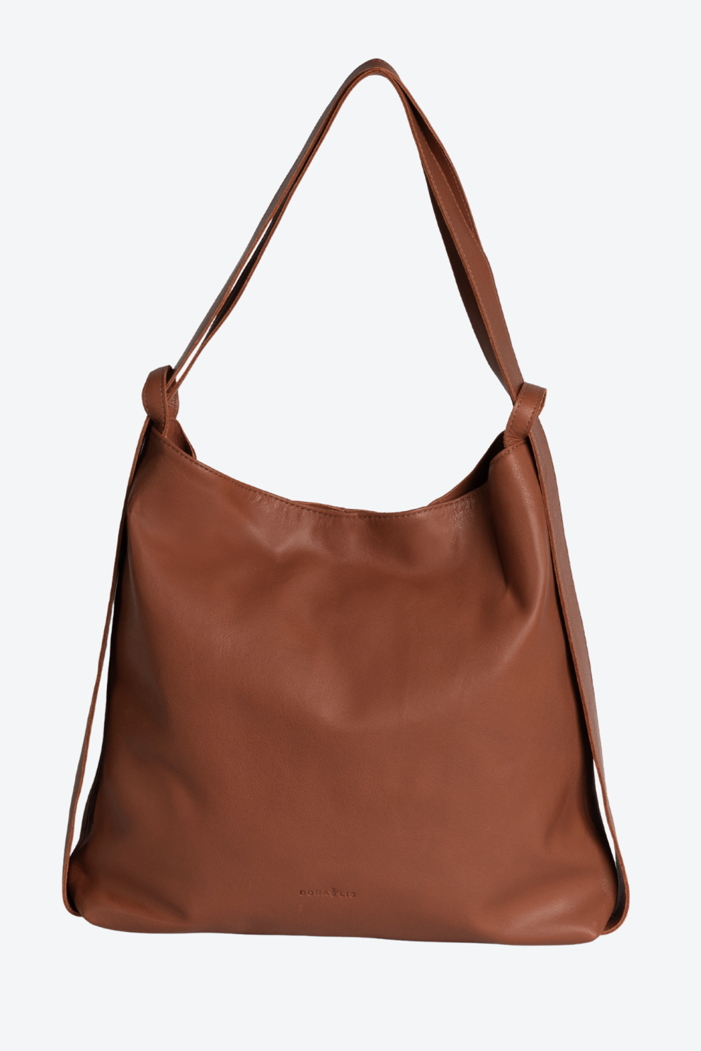 Bolsa Couro Saco Vira Mochila Grande