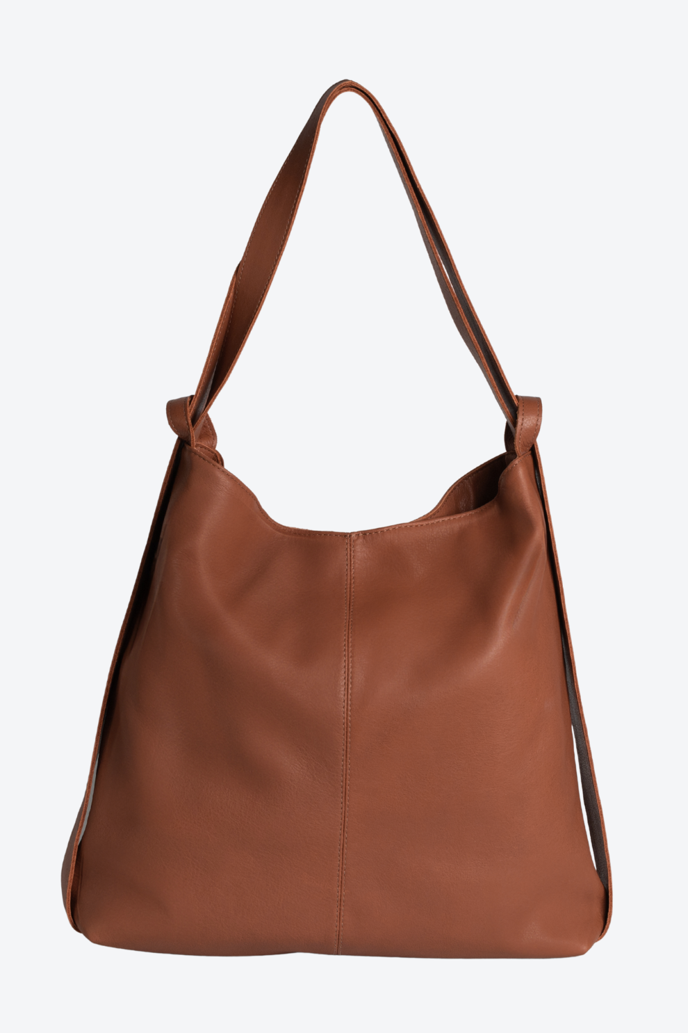 Bolsa Couro Saco Vira Mochila Grande