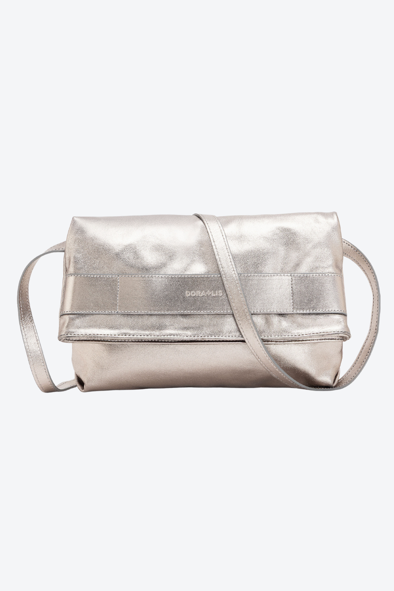 Bolsa Clutch Couro Faixa Média