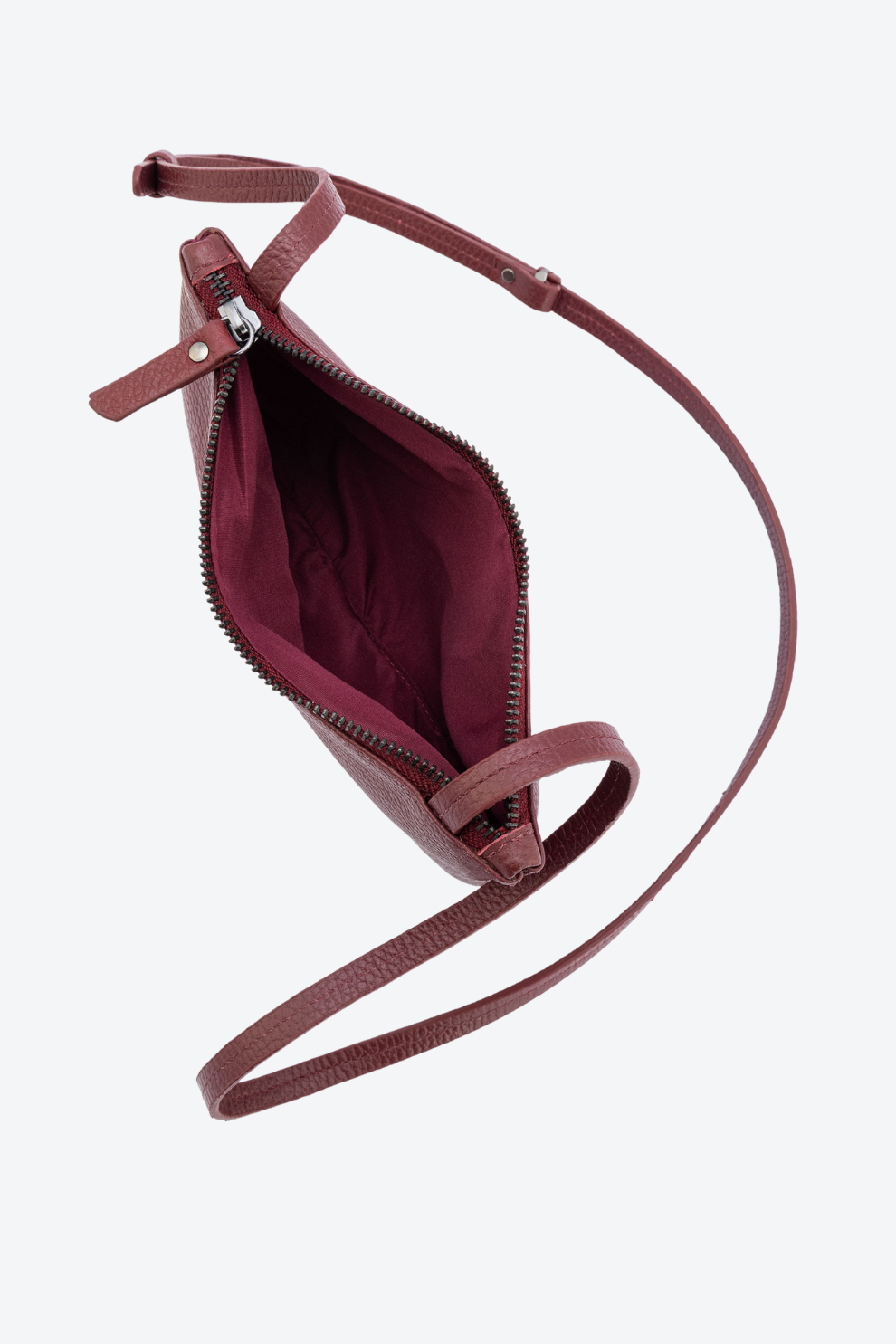 Bolsa Couro Transversal Pequena