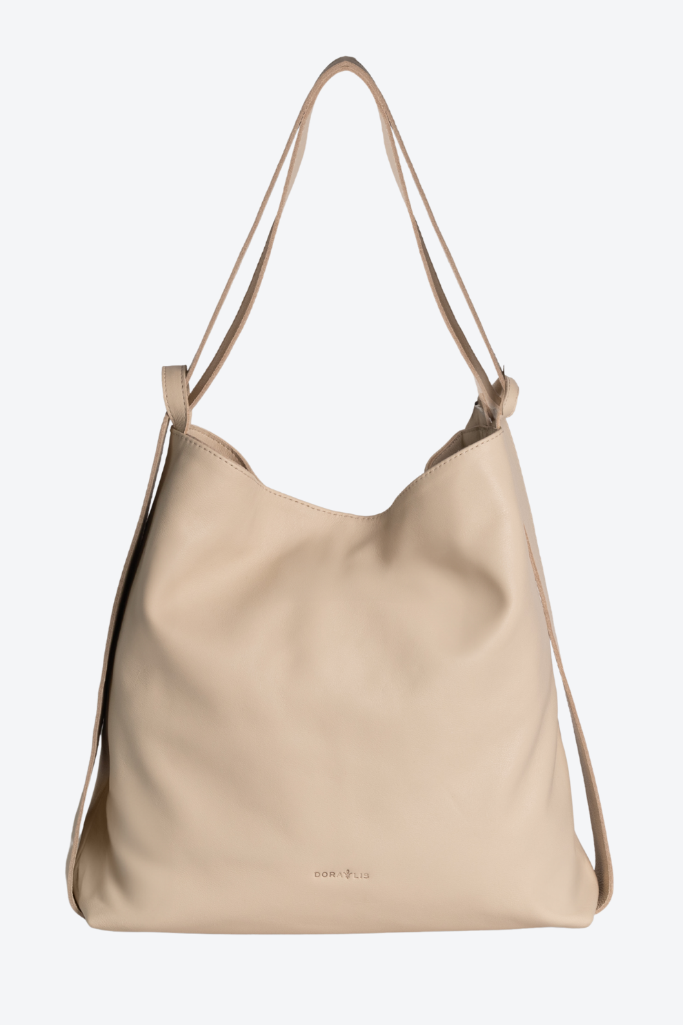 Bolsa Couro Saco Vira Mochila Grande