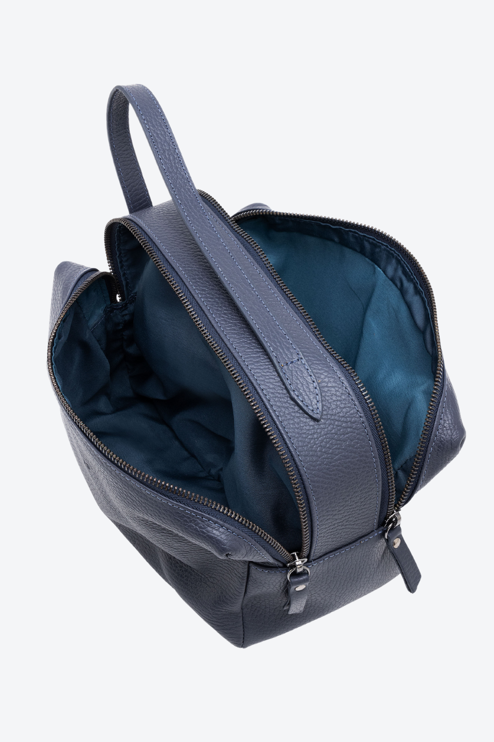 Necessaire Couro Dois Ziperes Grande