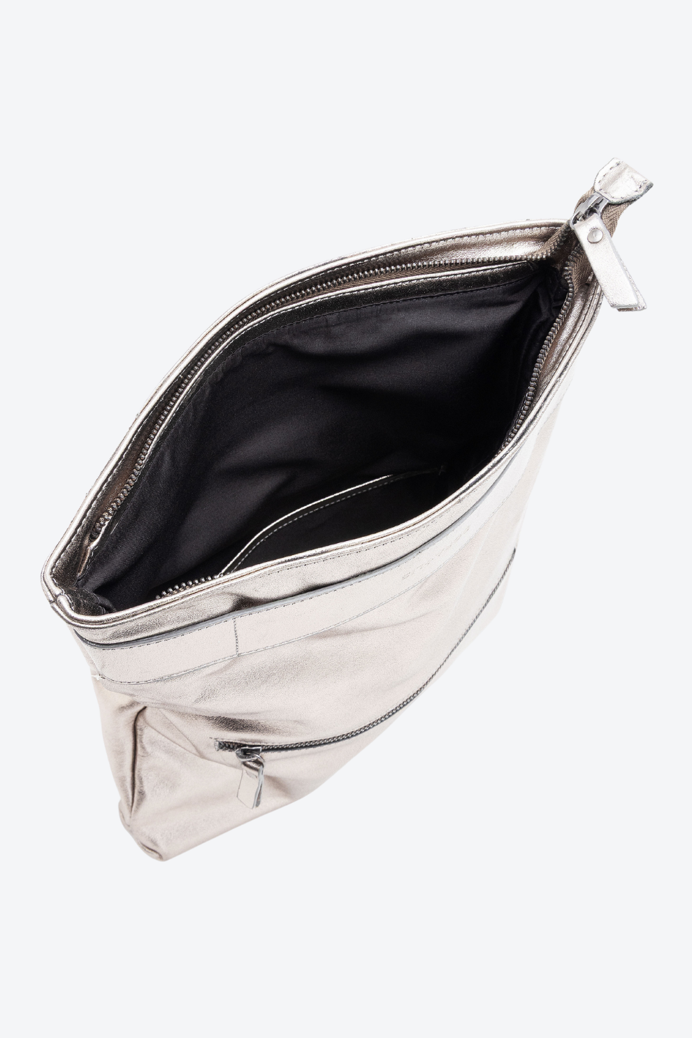 Bolsa Clutch Couro Faixa Média