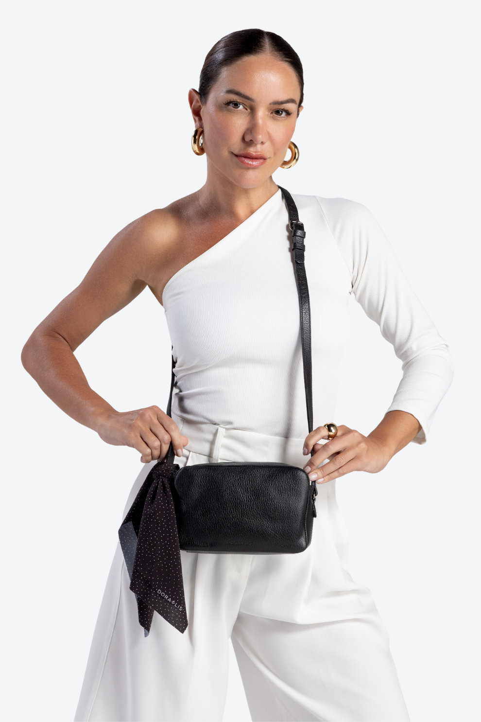 Bolsa Couro Lenço Pequena