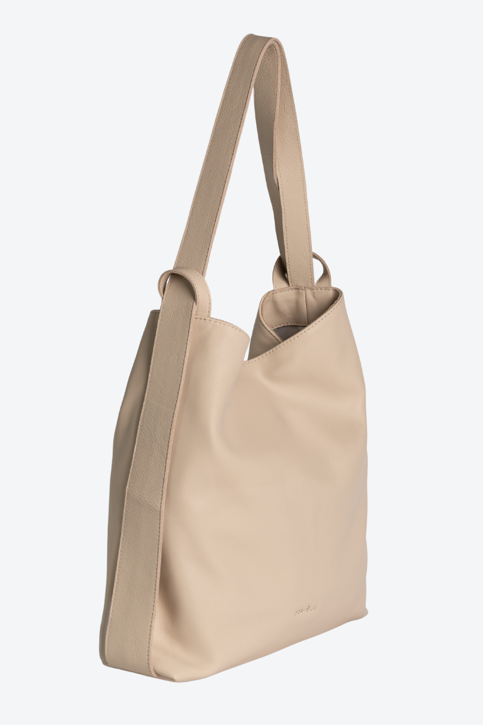 Bolsa Couro Saco Vira Mochila Grande