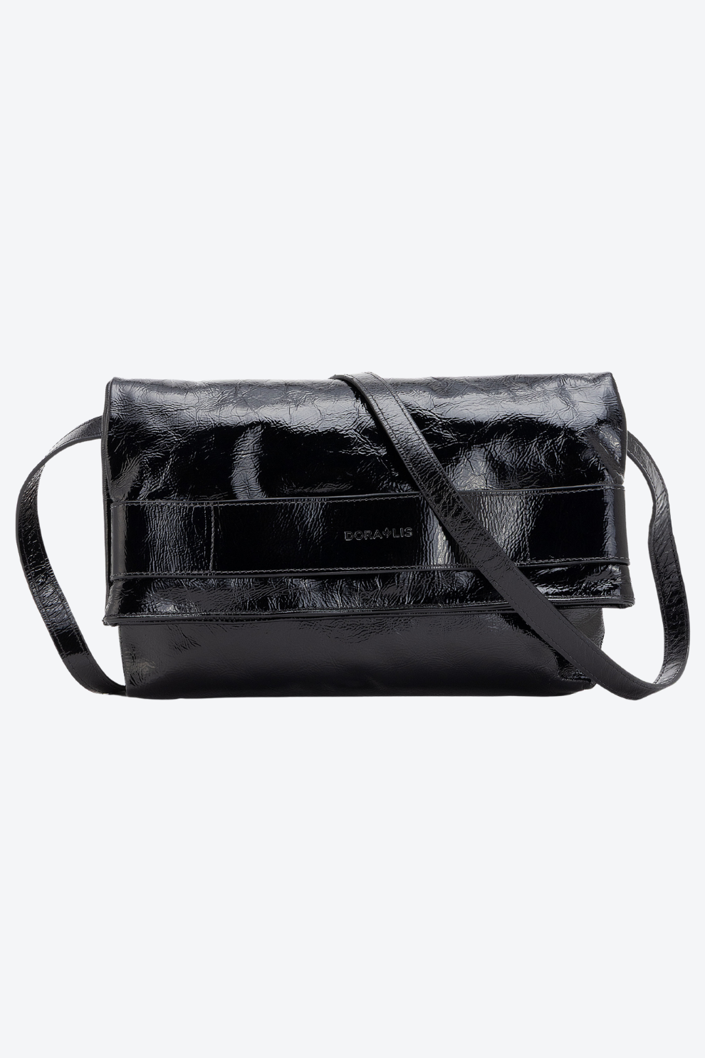 Bolsa Clutch Couro Faixa Média