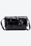 Bolsa Clutch Couro Faixa Média