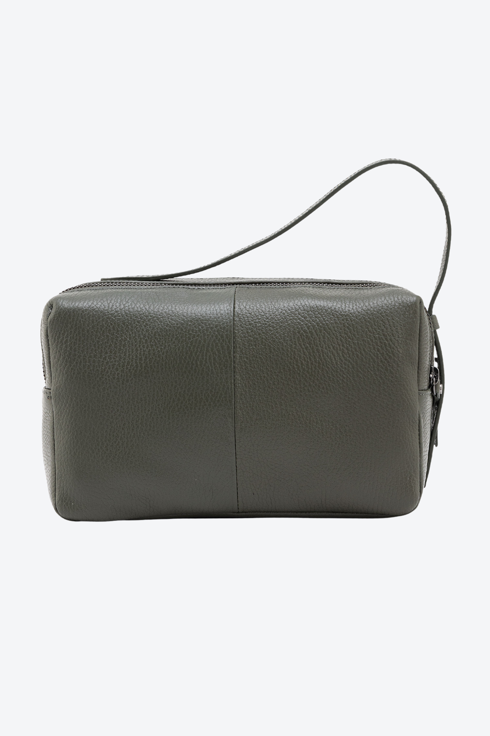 Necessaire Couro Dois Ziperes Grande