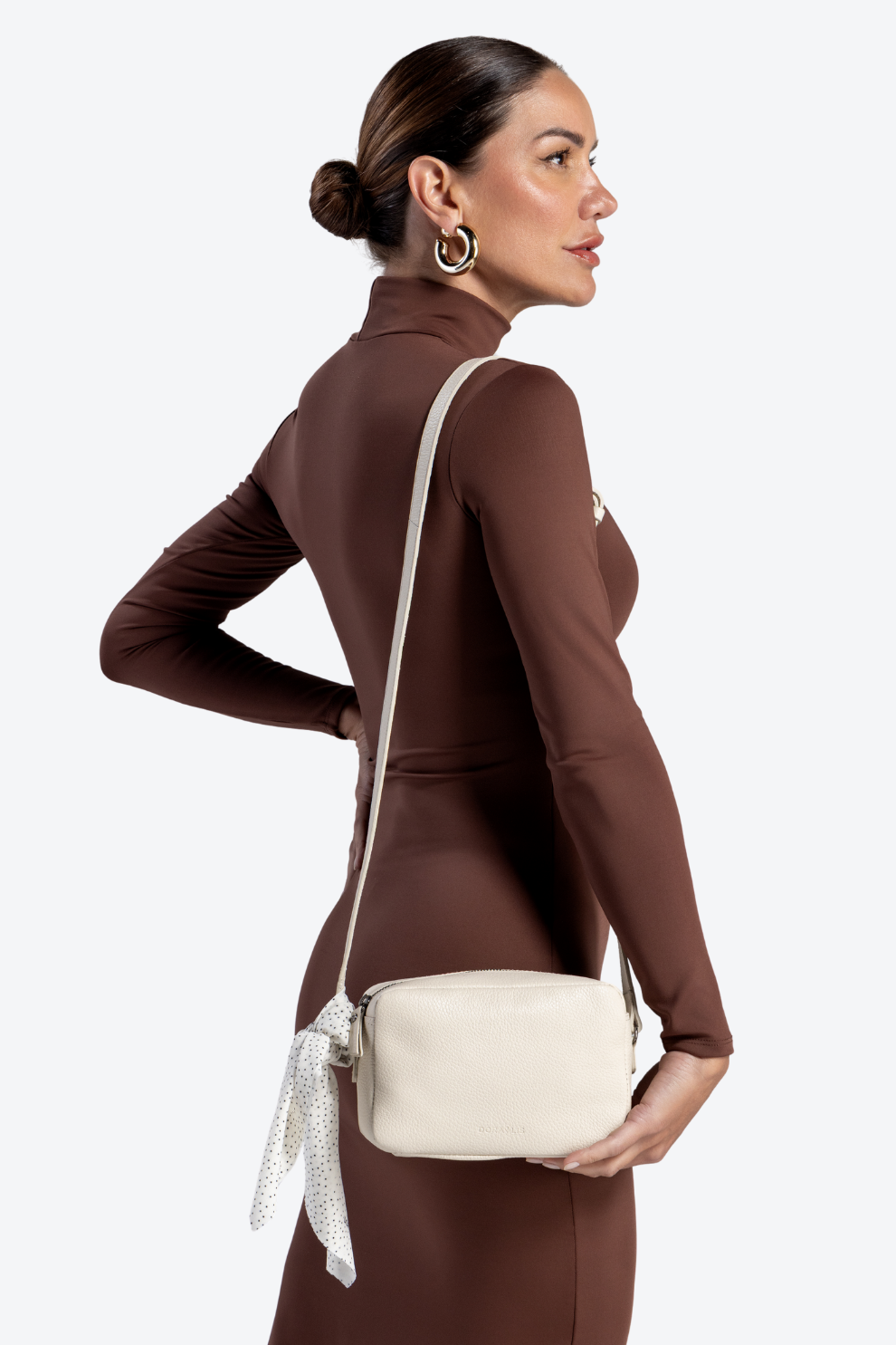 Bolsa Couro Lenço Pequena