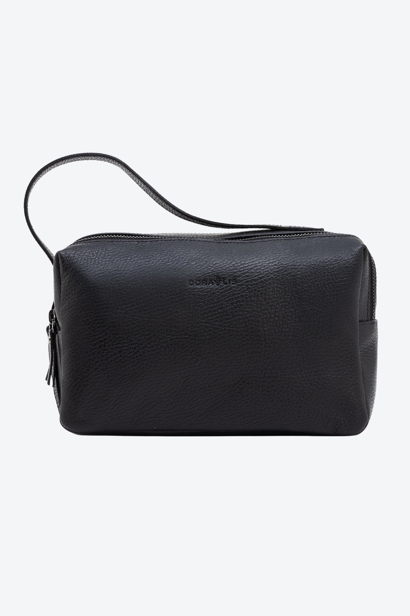 Necessaire Couro Dois Ziperes Grande