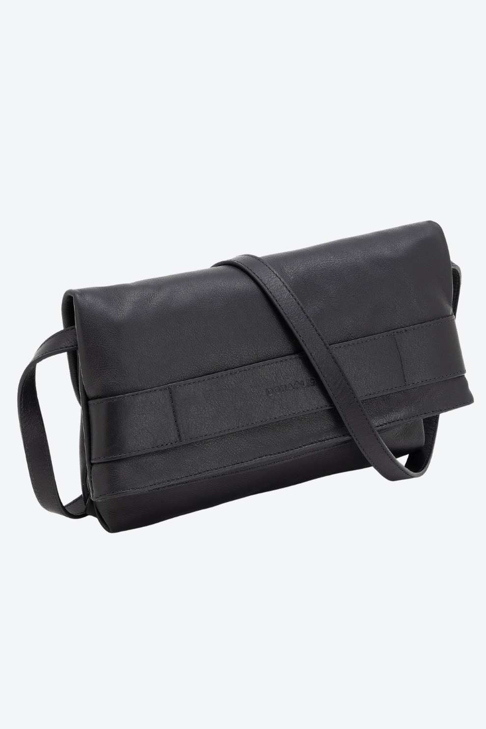 Bolsa Clutch Couro Faixa Média