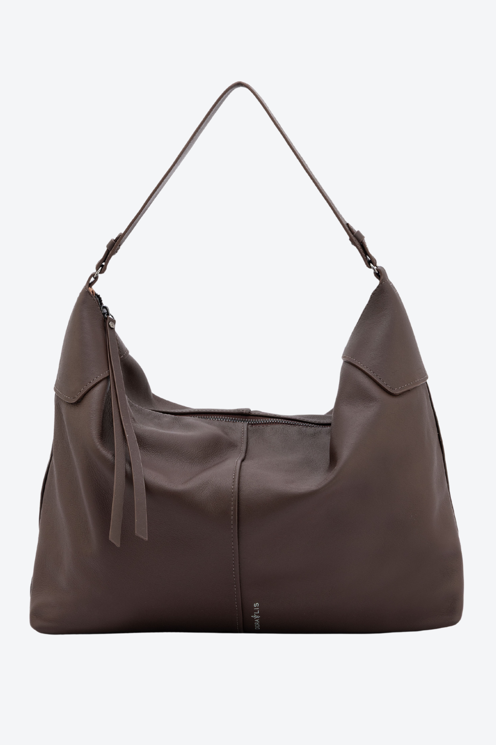 Bolsa Couro Maxi Zíper