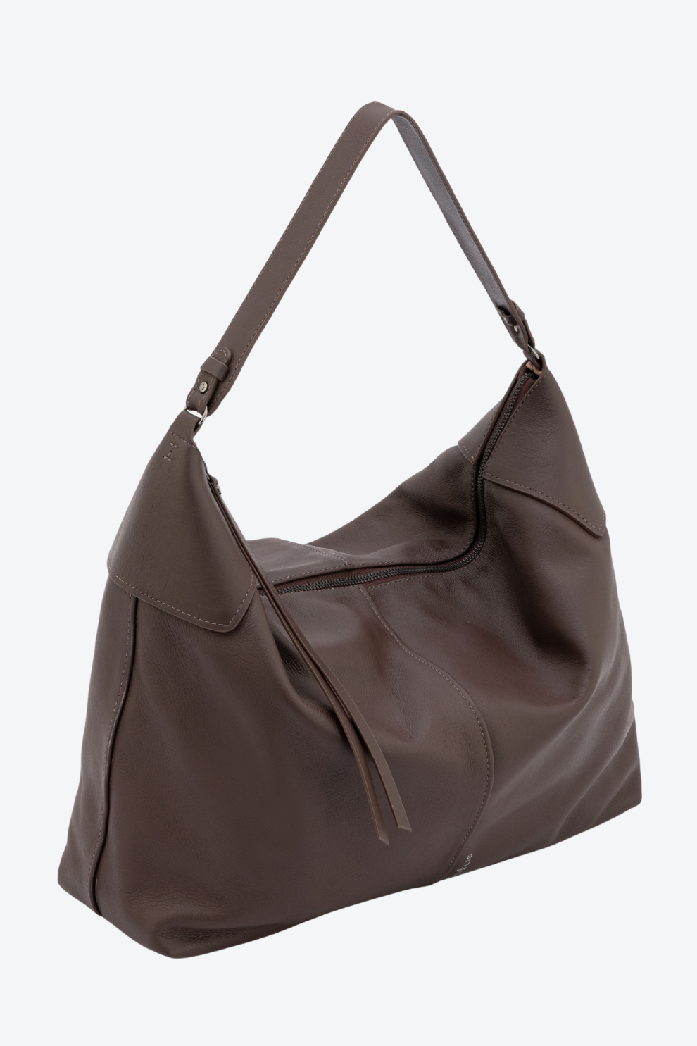 Bolsa Couro Maxi Zíper