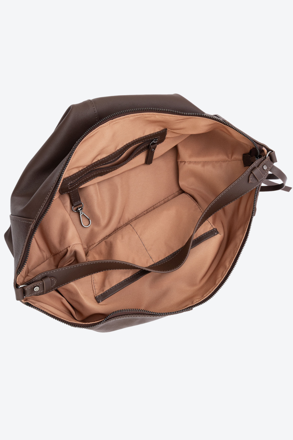 Bolsa Couro Maxi Zíper
