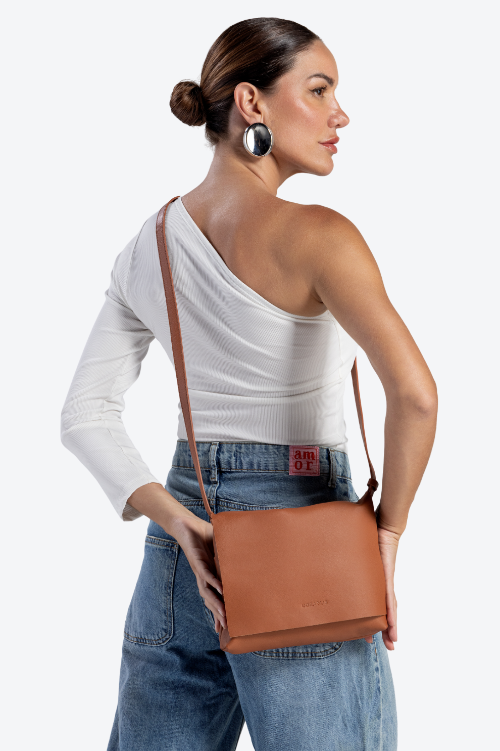 Bolsa Couro Tampa Pequena