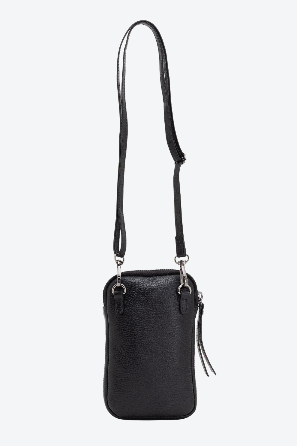 Porta Celular Couro Pelo Zíper Pequeno