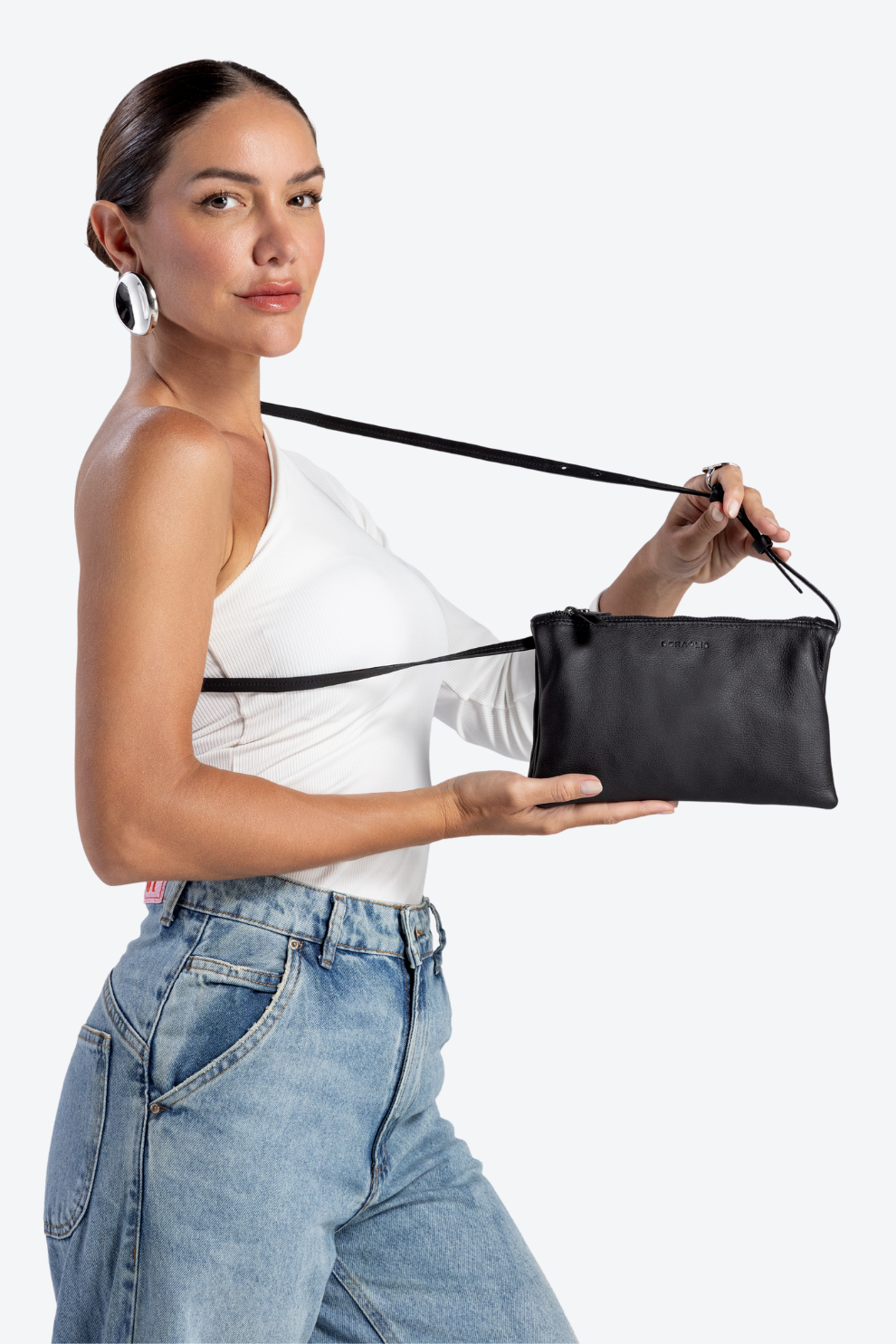 Bolsa Couro Tiracolo Pequena