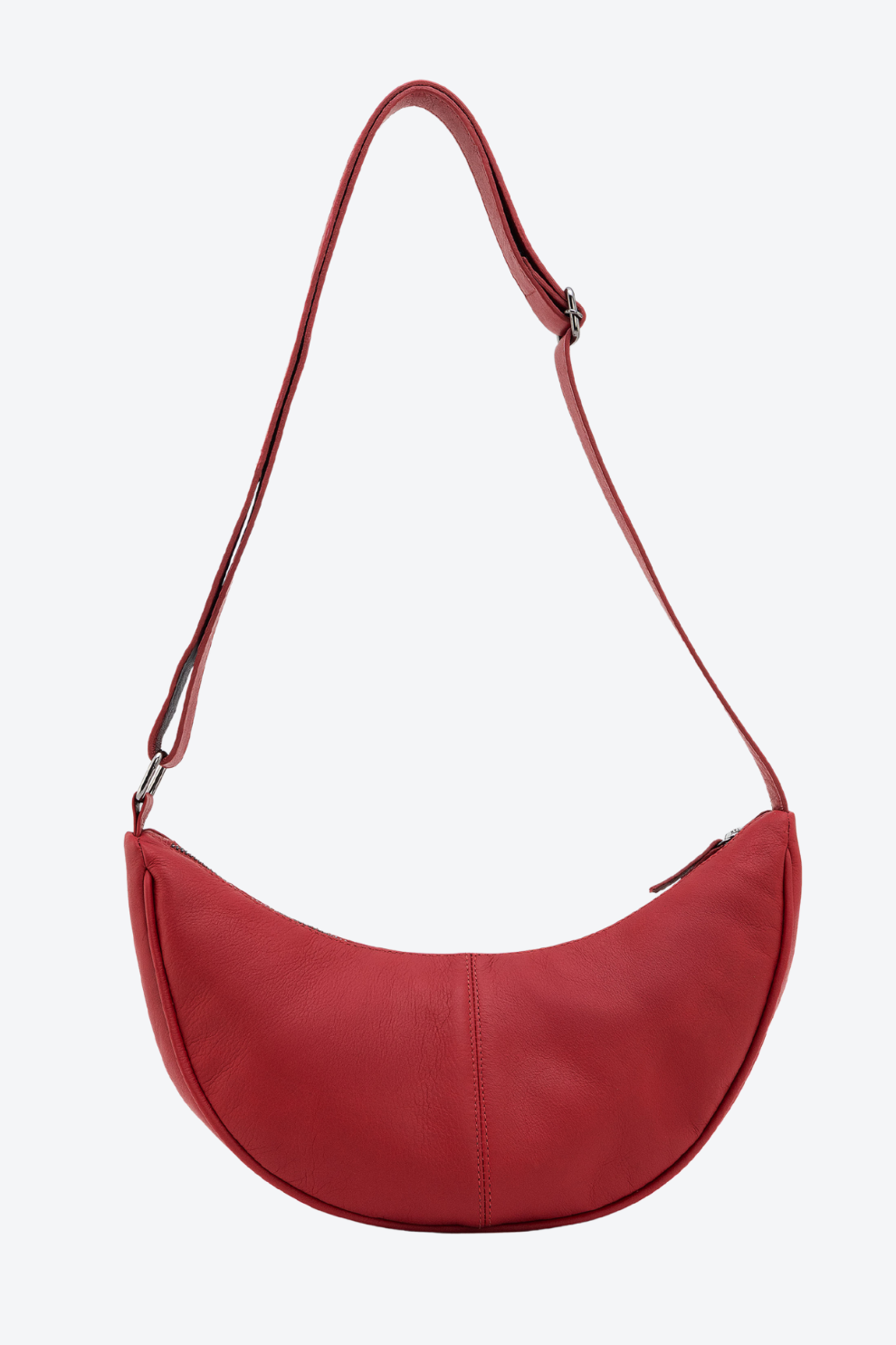 Bolsa Pochete Couro Meia Lua Média