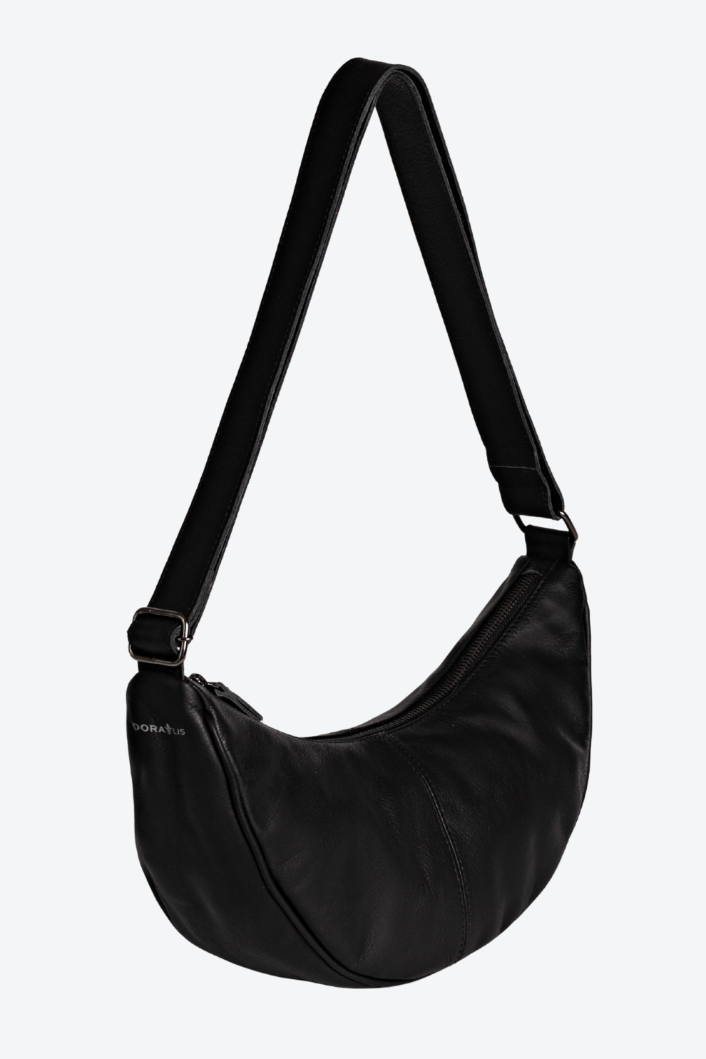 Bolsa Pochete Couro Meia Lua Média