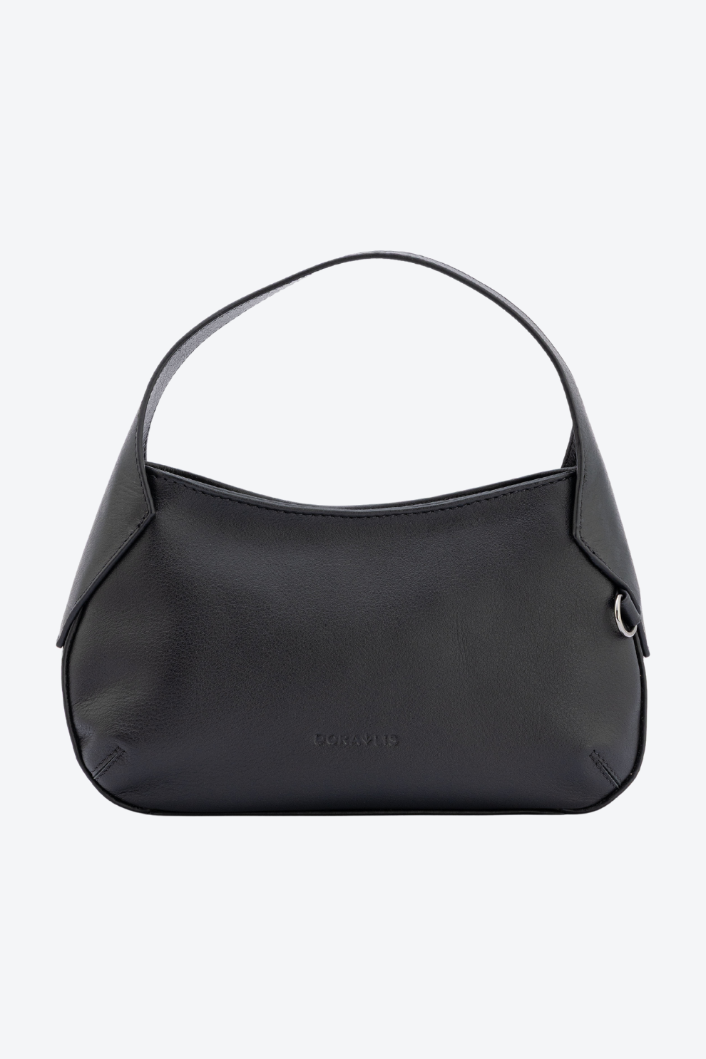 Bolsa Couro Hobo Crossbody Pequena