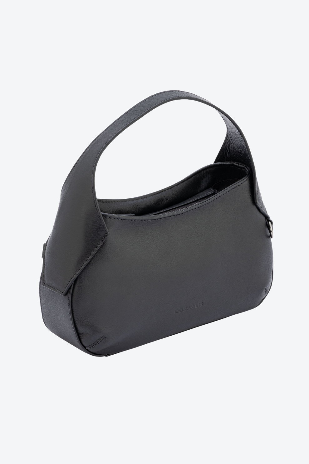 Bolsa Couro Hobo Crossbody Pequena