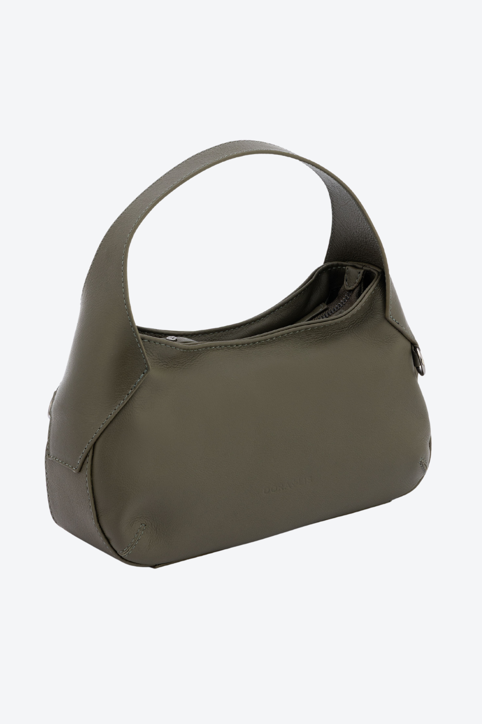 Bolsa Couro Hobo Crossbody Pequena