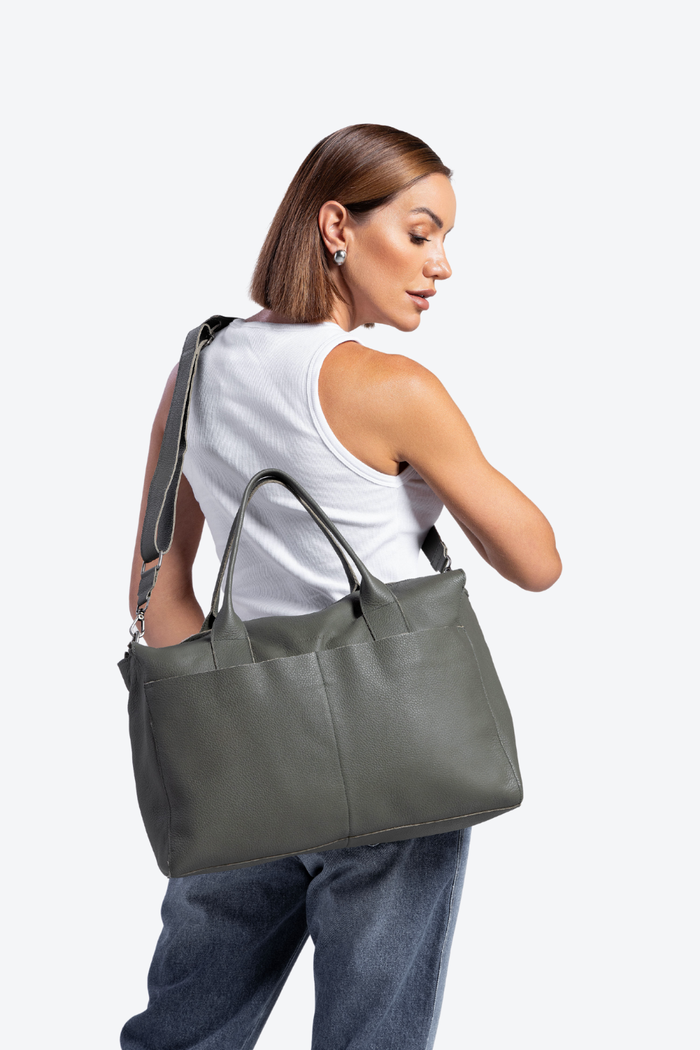 Bolsa Couro Maleta Porta Notebook Grande