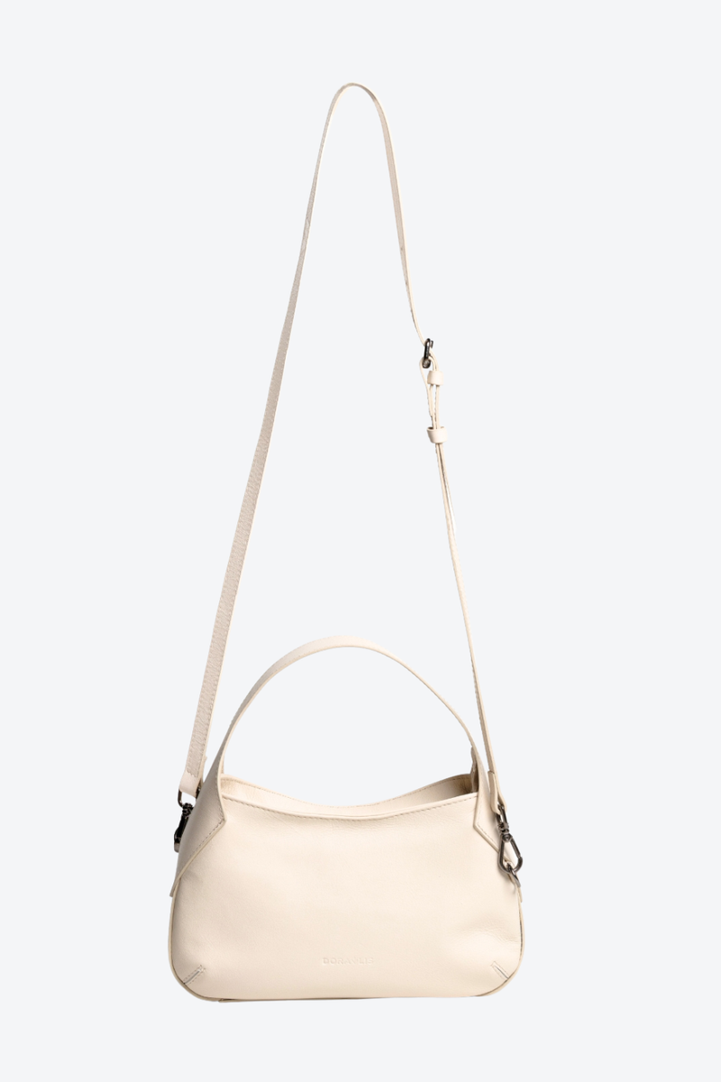 Bolsa Couro Hobo Crossbody Pequena