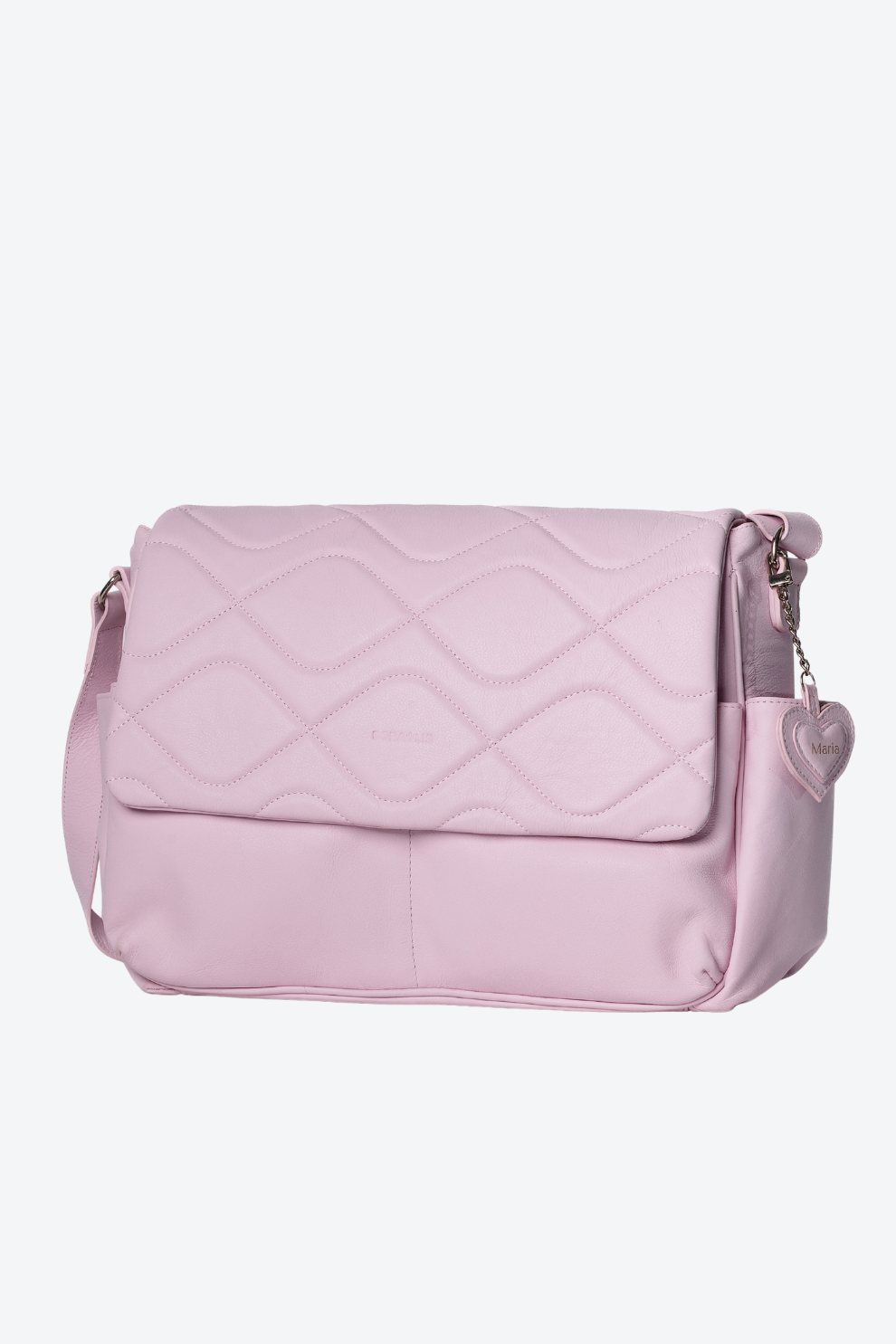 Bolsa Couro Maternidade Matelassê