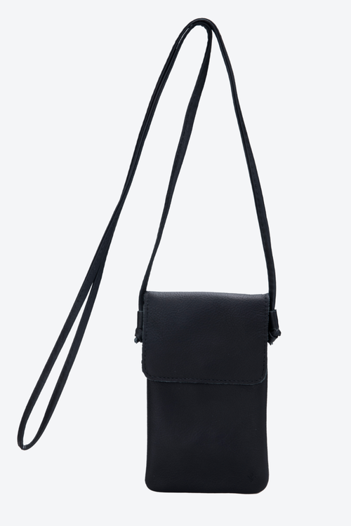 Mini Bolsa Couro Porta Celular