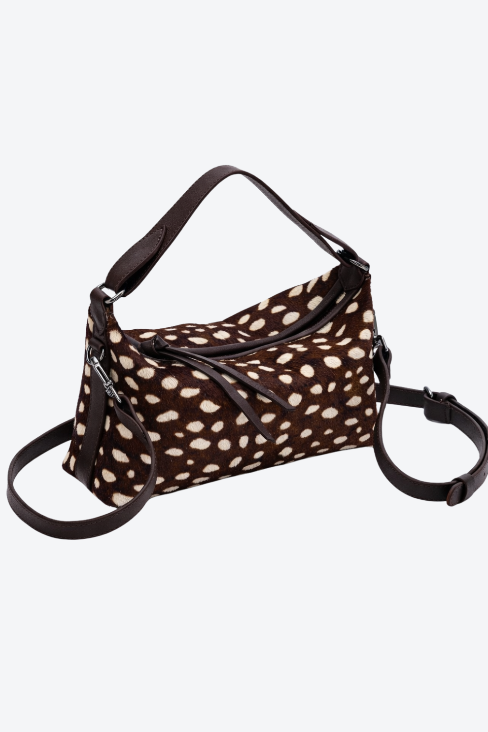 Bolsa Couro Bambi Print Pequena