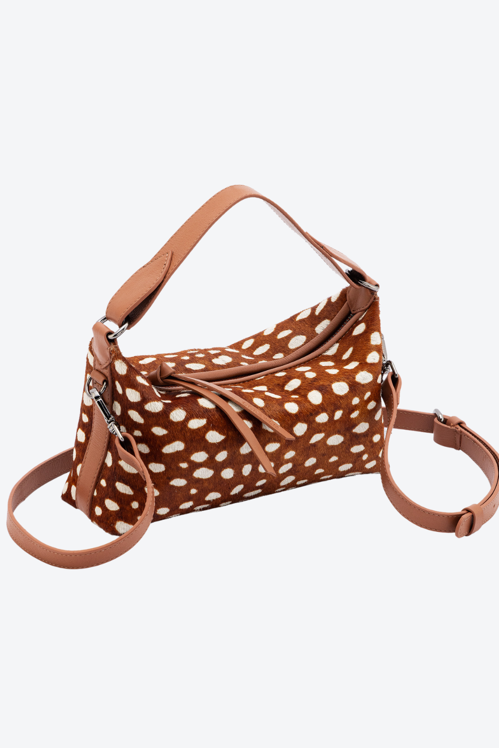 Bolsa Couro Bambi Print Pequena