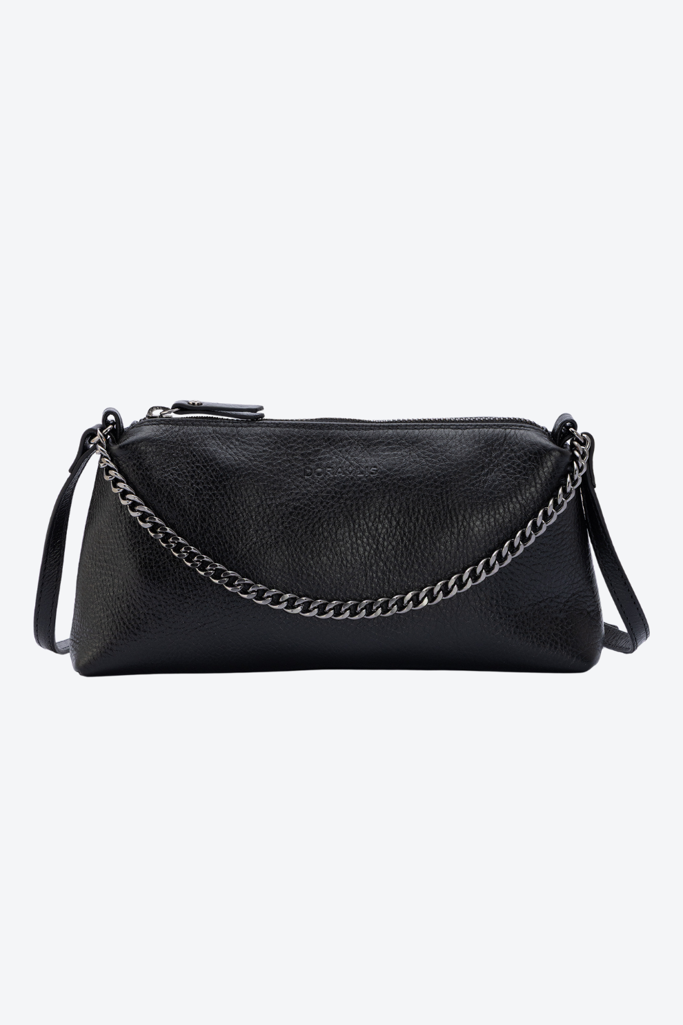Bolsa Transversal Slim em Couro Pequena