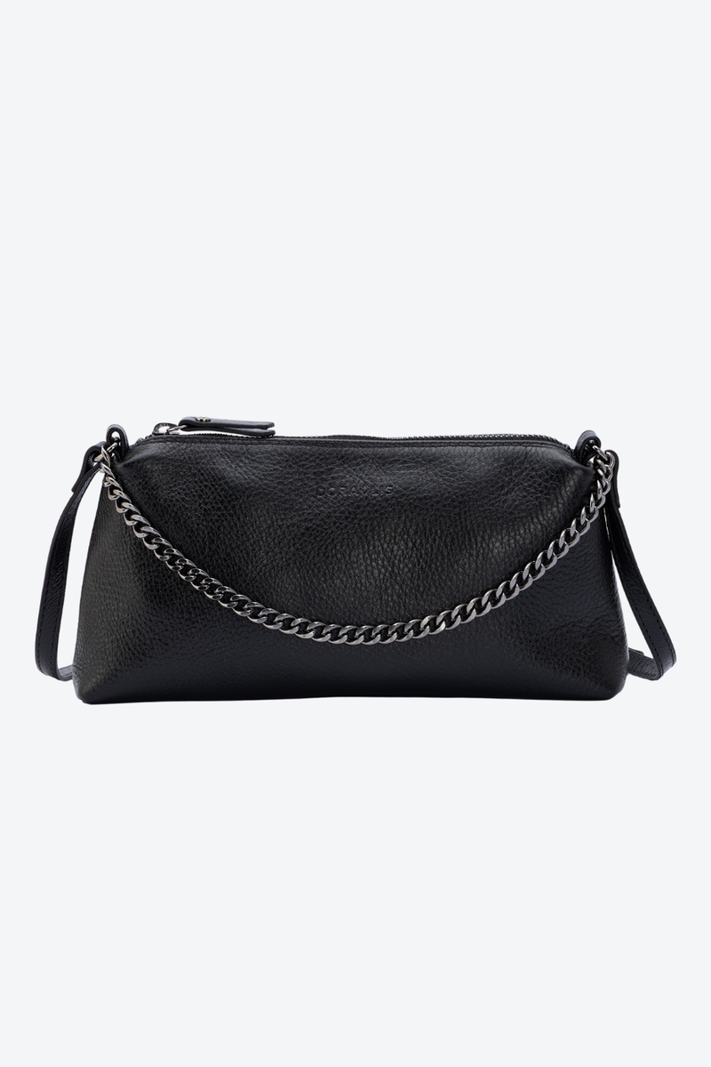 Bolsa Transversal Slim em Couro Pequena