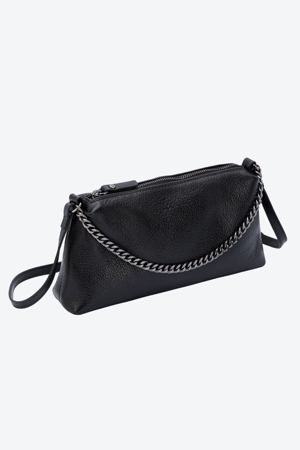 Bolsa Transversal Slim em Couro Pequena