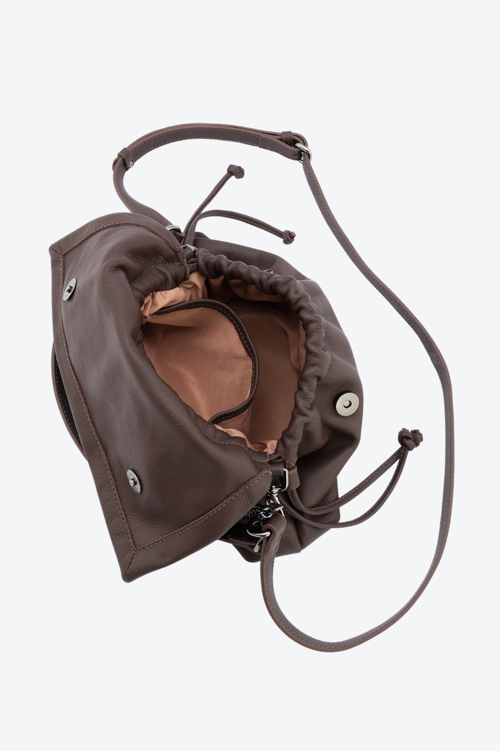 Bolsa Couro Corrente Média