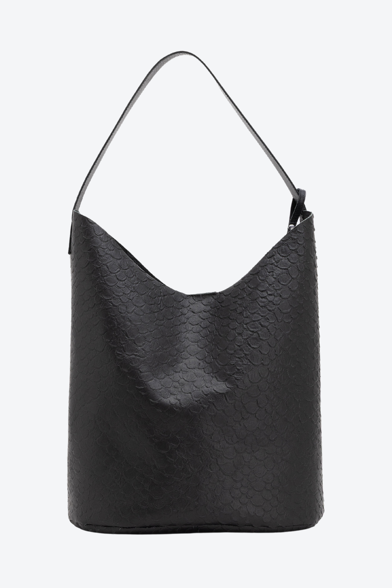 Bolsa Couro Saco Pirarucu Grande