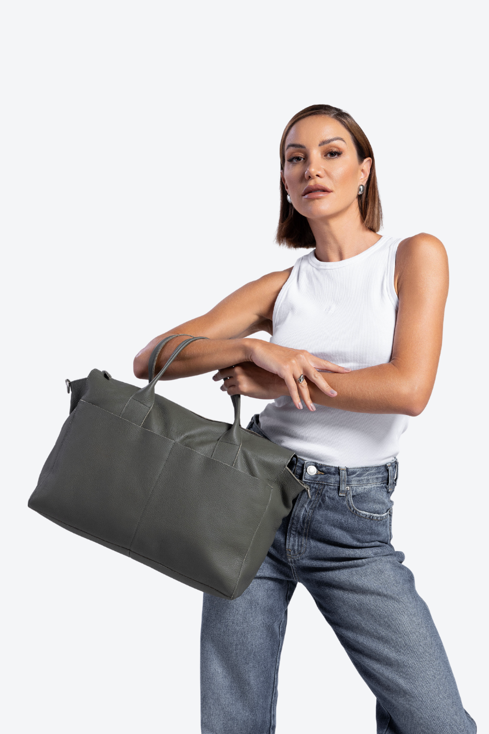 Bolsa Couro Maleta Porta Notebook Grande