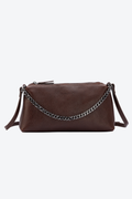 Bolsa Transversal Slim em Couro Pequena