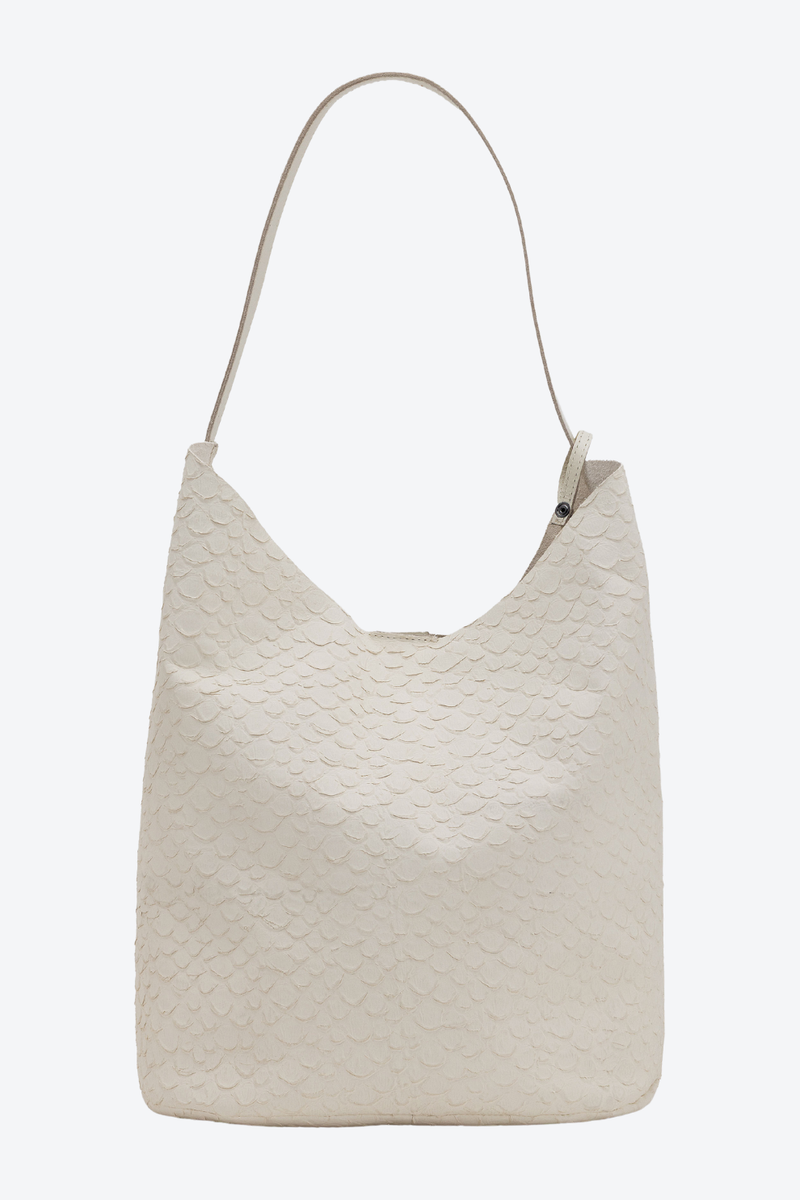 Bolsa Couro Saco Pirarucu Grande