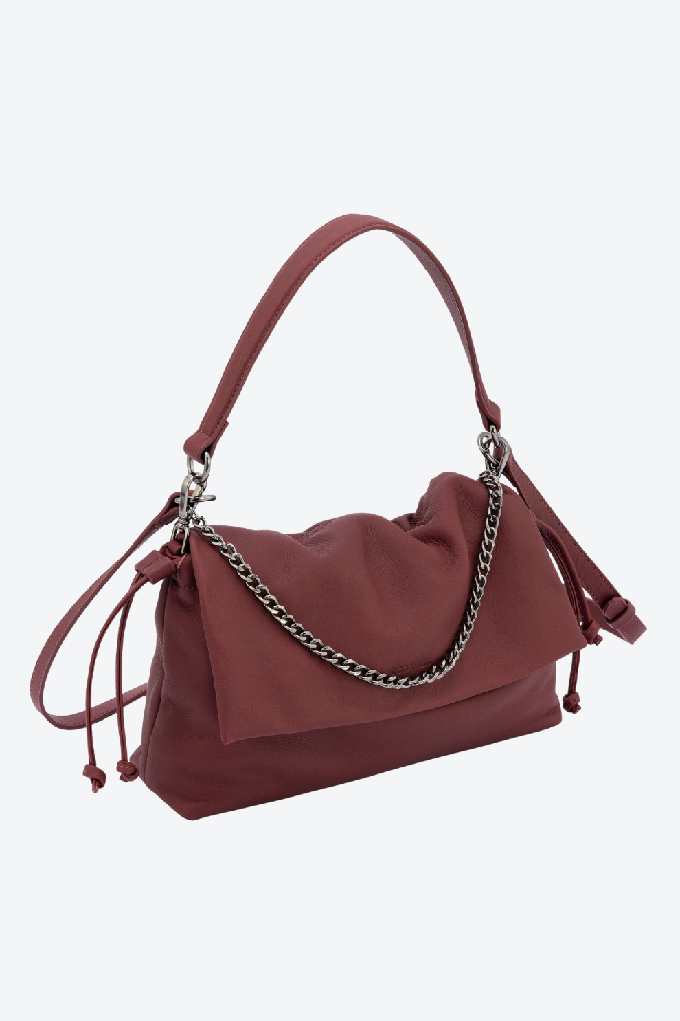 Bolsa Couro Corrente Média