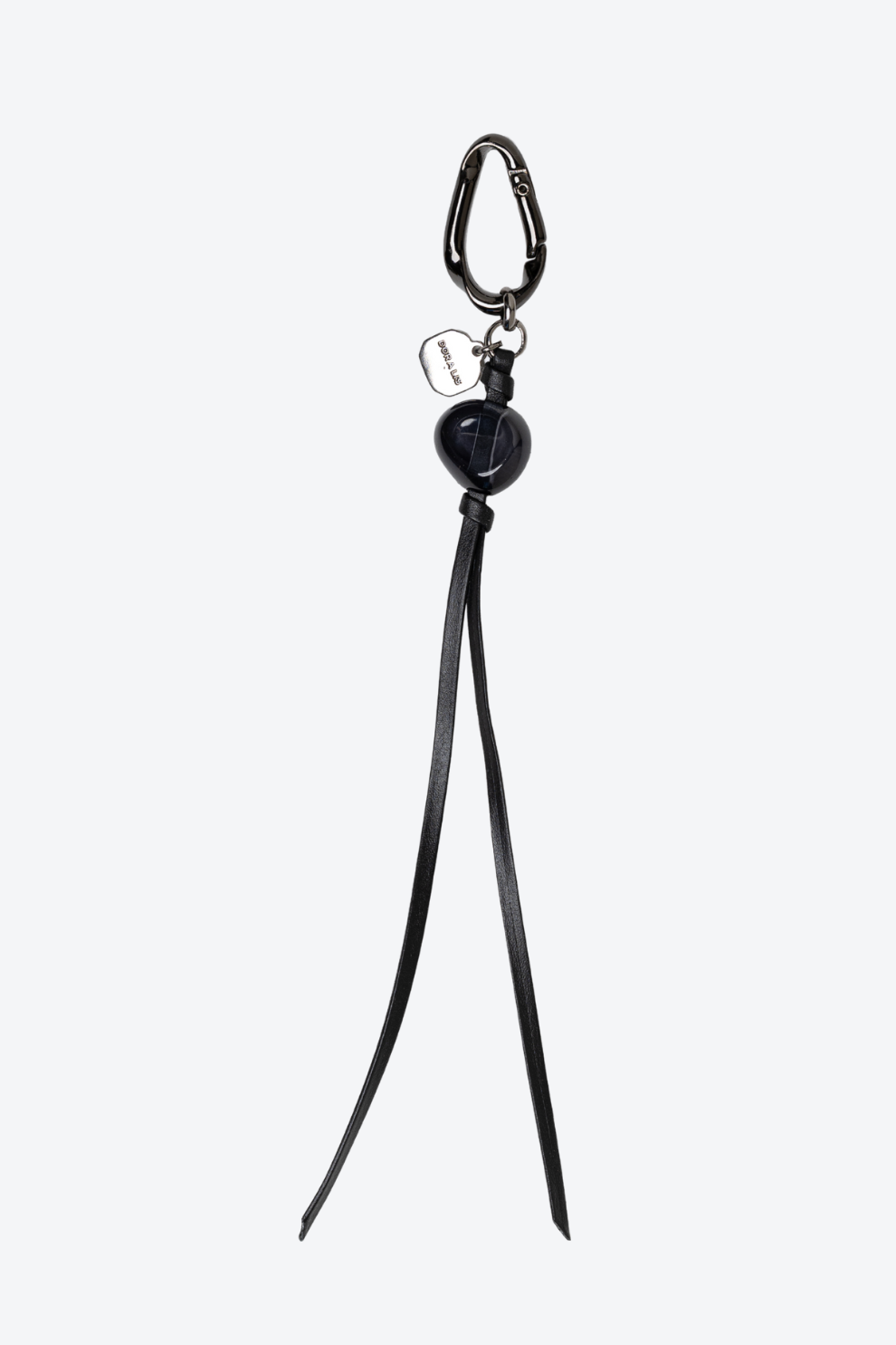 Bag Charm Couro Mosquetão